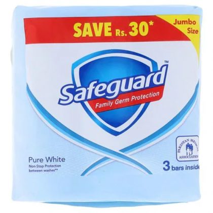 SAFEGUARD SOAP PURE WHITE 3X135GM BUNDLE