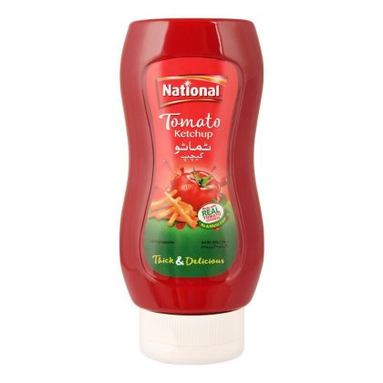 NATIONAL TOMATO KETCHUP SQUEEZY 400GM
