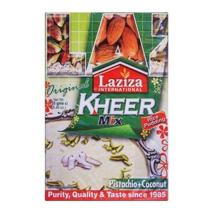 LAZIZA KHEER PISTACHIO+COCONUT 155GM BOX