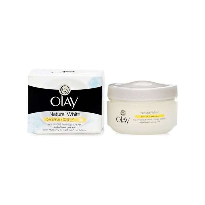 OLAY NATURAL WHITE ALL IN ONE FAIRNES CREAM 50GM