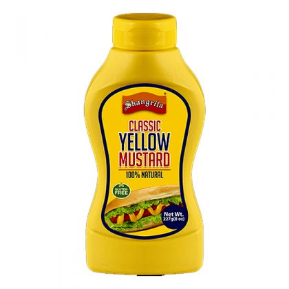 SHANGRILA CLASSIC MUSTARD SAUCE 227GM BOTTLE