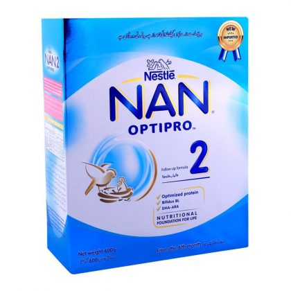 NESTLE NAN 2 OPTIPRO 600GM BOX