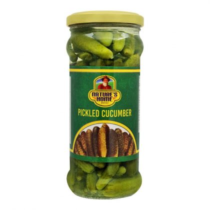 NATURES HOME PICKLED CUCUMBER BOTTLE 370GM