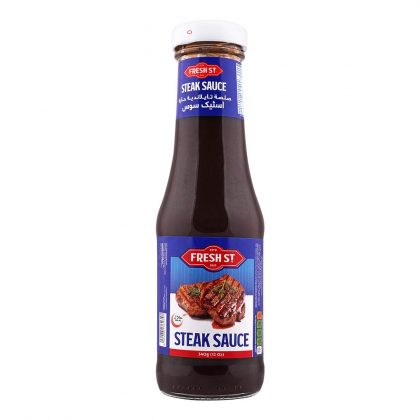 FRESH ST STEAK SAUCE 340GM BOTTLE