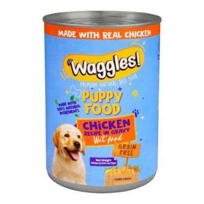 WAGGLES DOG FOOD CHICK & POTATO 400GM