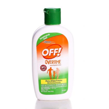 OFF OVERTIME INSECT REPELLENT LOTION BOTTLE 50ML