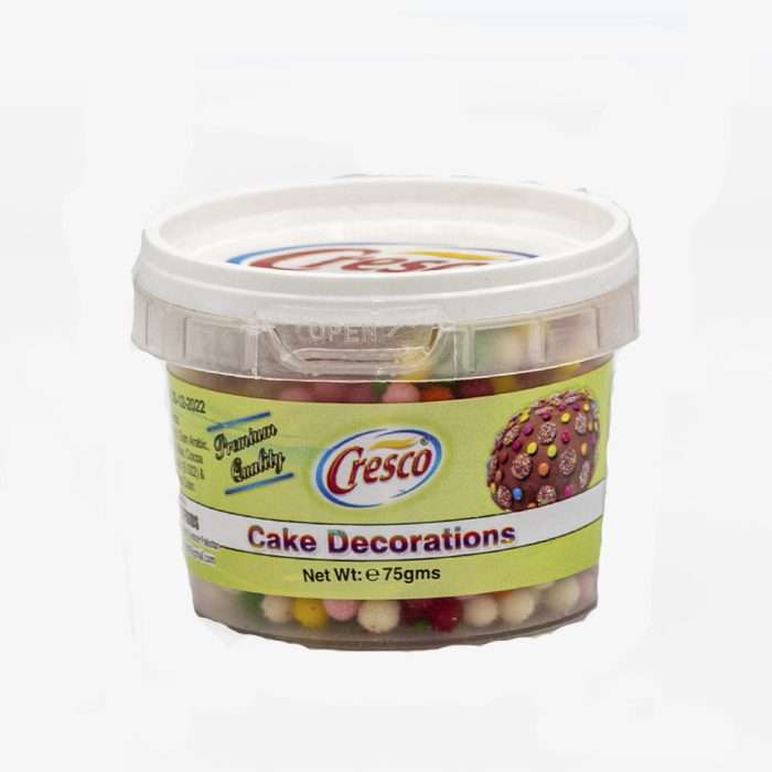 CRESCO CAKE DECORATION COLOR BALLS 75GM