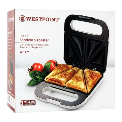 WESTPOINT DELUXE SANDWICH TOASTER WF-671
