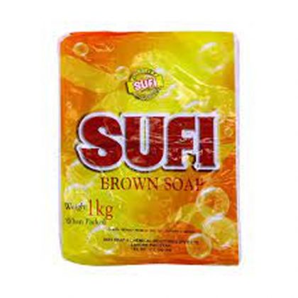 SUFI WASHING SOAP BROWN 4PCS PACK (NEW)