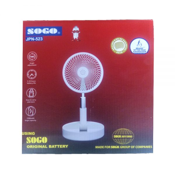 SOGO RECHARGABLE FAN JPN-523