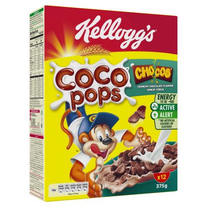 KELLOGGS COCO POPS CHOCOS 375GM BOX