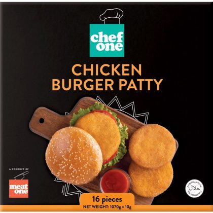 CHEF ONE CHICKEN BURGER PATTY 1070G 16PCS