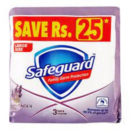SAFEGUARD SOAP LAVENDER 3X135GM TRIO