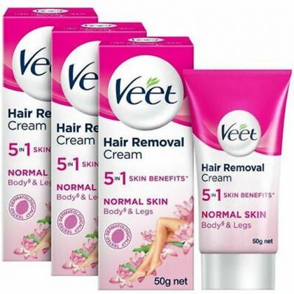 VEET H/R CREAM NORMAL SKIN 3X50GM PROMO