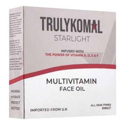TRULYKOMAL MULTIVITAMIN FACE OIL 30ML BOX