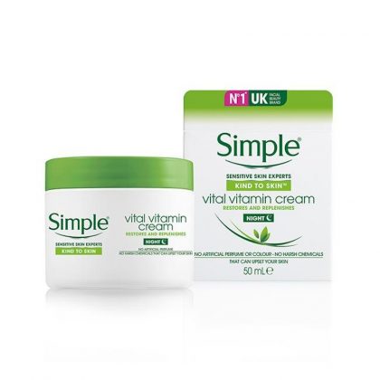 SIMPLE VITAL VITAMIN CREAM BOX 50ML