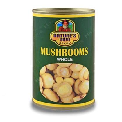 NATURES HOME MUSHROOMS WHOLE TIN 380G