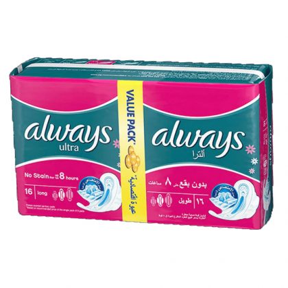 ALWAYS PAD ULTRA THIN PINK 16PCS PACK