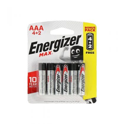 ENERGIZER MAX CELL AAA 4+3PCS PACK