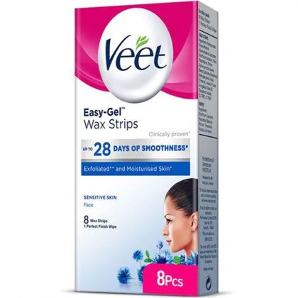 VEET WAX STRIPS SENSITIVE SKIN 8PCS BOX