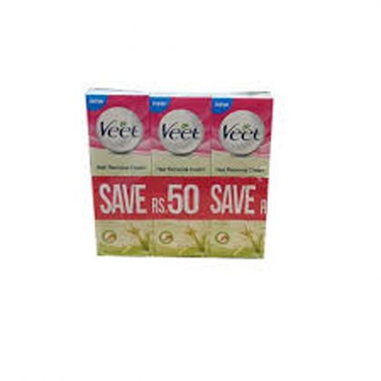 VEET H/R CREAM DRY SKIN 3X50GM PROMO