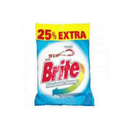 BRITE MAXIMUM POWER WASHING POWDER POUCH 165GM PROMO