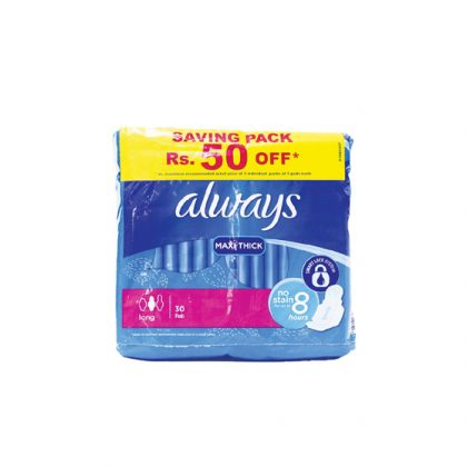 ALWAYS PAD MAXI THICK LONG 30PCS PACK