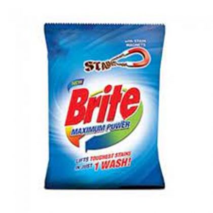 BRITE MAXIMUM POWER WASHING POWDER POUCH 65GM