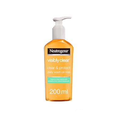 NEUTROGENA VISIBLY CLEAR DAILY WASH OIL-FREE 200ML
