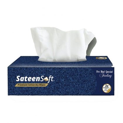 SATEENSOFT TISSUE LIFESTYLE BLUE 270SHEETS BOX