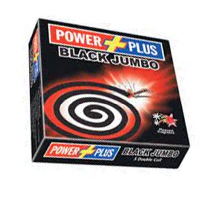 POWERPLUS MOSQUITO COIL BLACK 10PCS BOX