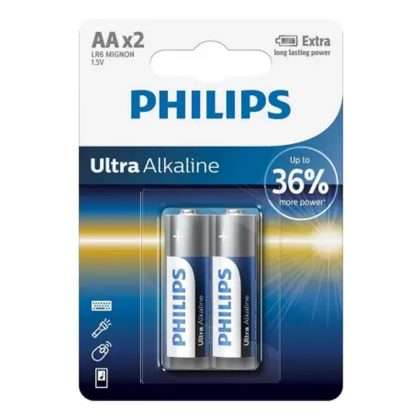 PHILIPS CELL ULTRA ALKALINE AAA 2PCS CARD