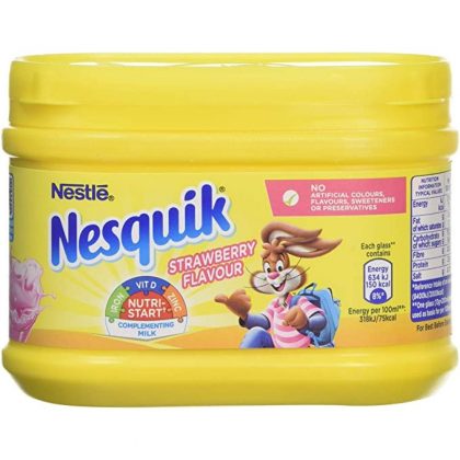 NESTLE NESQUIK MILKSHAKE STRAWBERRY FLV 300G
