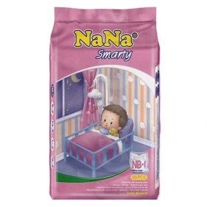 NANA SMARTY DIAPER ECO PACK NEW BORN 50PIECE