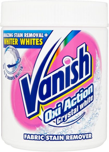 VANISH FABRIC STAIN REMOVER CRYSTAL WHITE 500GM