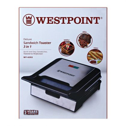 WESTPOINT DELUXE SANDWICH TOASTER WF-6293