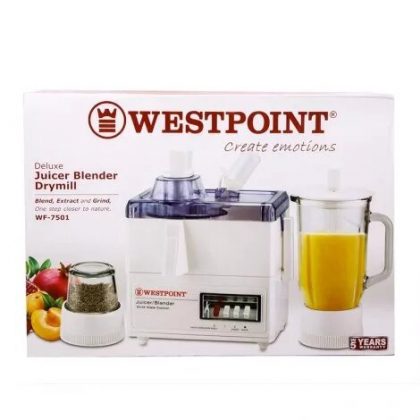 WESTPOINT DELUXE JUICER BLENDER DRY-MILL WF-7501