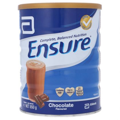 ENSURE CHOCOLATE 850GM TIN