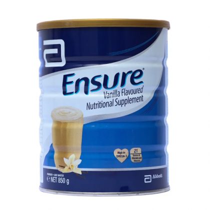 ENSURE VANILLA 850GM TIN