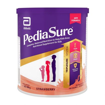 PEDIASURE STRAWBERRY 400GM TIN