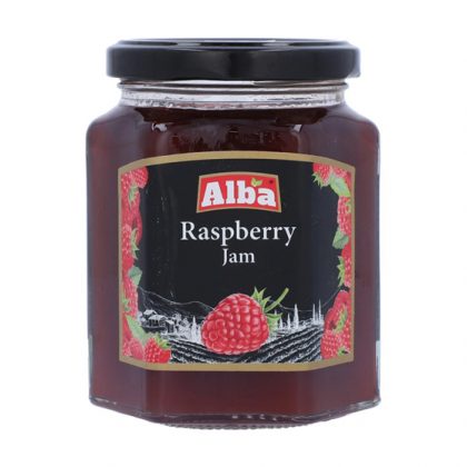ALBA RASPBERRY JAM BOTTLE 320GM