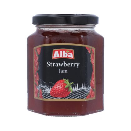 ALBA STRAWBERRY JAM BOTTLE 320GM