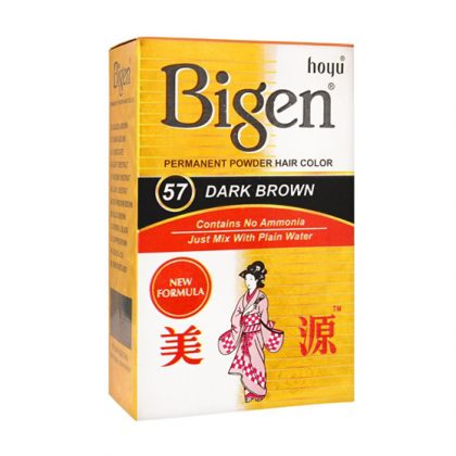 BIGEN PERMANET POWDER HAIR COLOR DARK BROWN NO.57