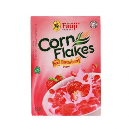 FAUJI CORN FLAKES STRAWBERRY 150GM BOX