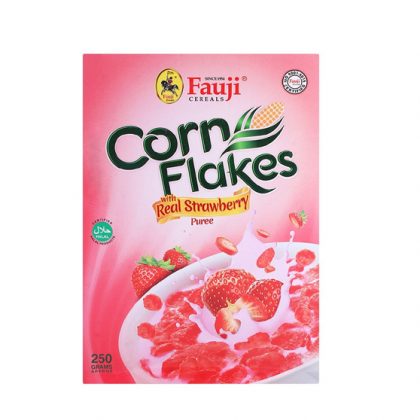 FAUJI CORN FLAKES STRAWBERRY 250GM BOX