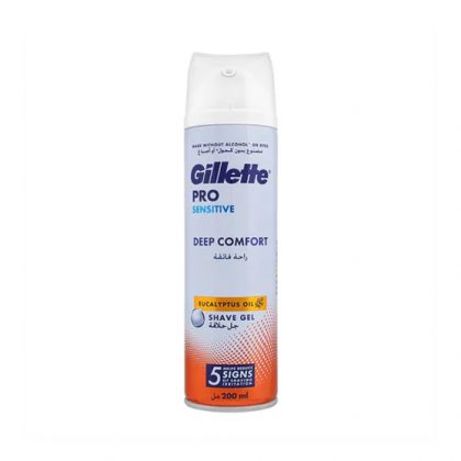 GILLETTE SHAVE GEL DEEP COMFORT 200ML PK