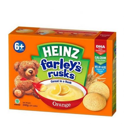 HEINZ FARLEYS RUSKS ORANGE BOX 120GM