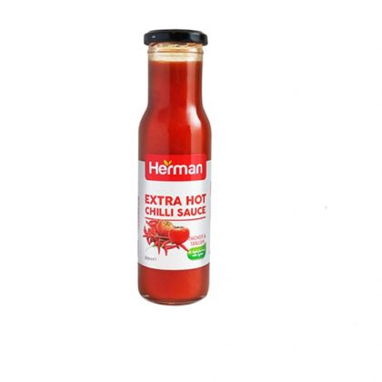 HERMAN EXTRA HOT CHILLI SAUCE 245ML