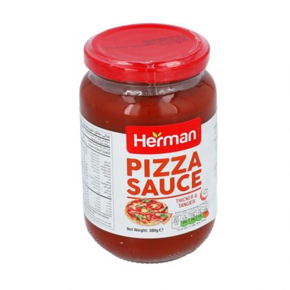 HERMAN PIZZA SAUCE BOTTLE 380GM