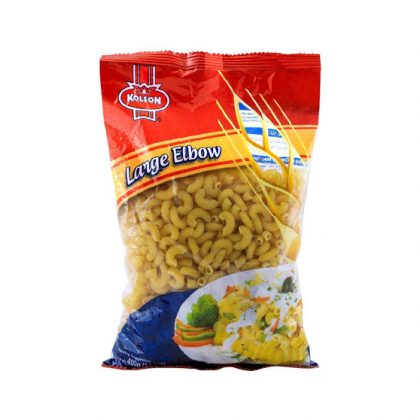 KOLSON LARGE ELBOW MACARONI POUCH 400GM